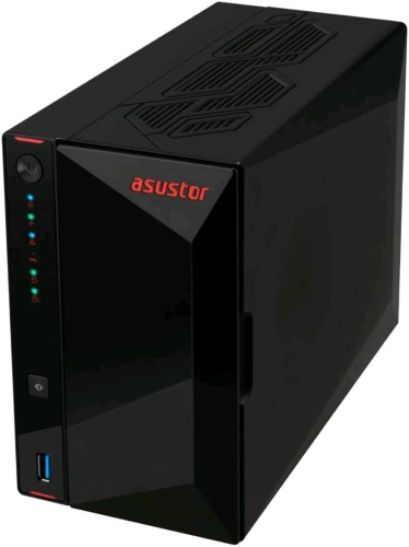 ASUSTOR AS5402T NIMBUSTOR NAS 2 BAY HDD & SSD 2.5"/3.5" INTEL CELERON N5105 2GHz RAM 4GB 2.933MHz LAN: 10,100,1000,2500 Mbit/s NERO